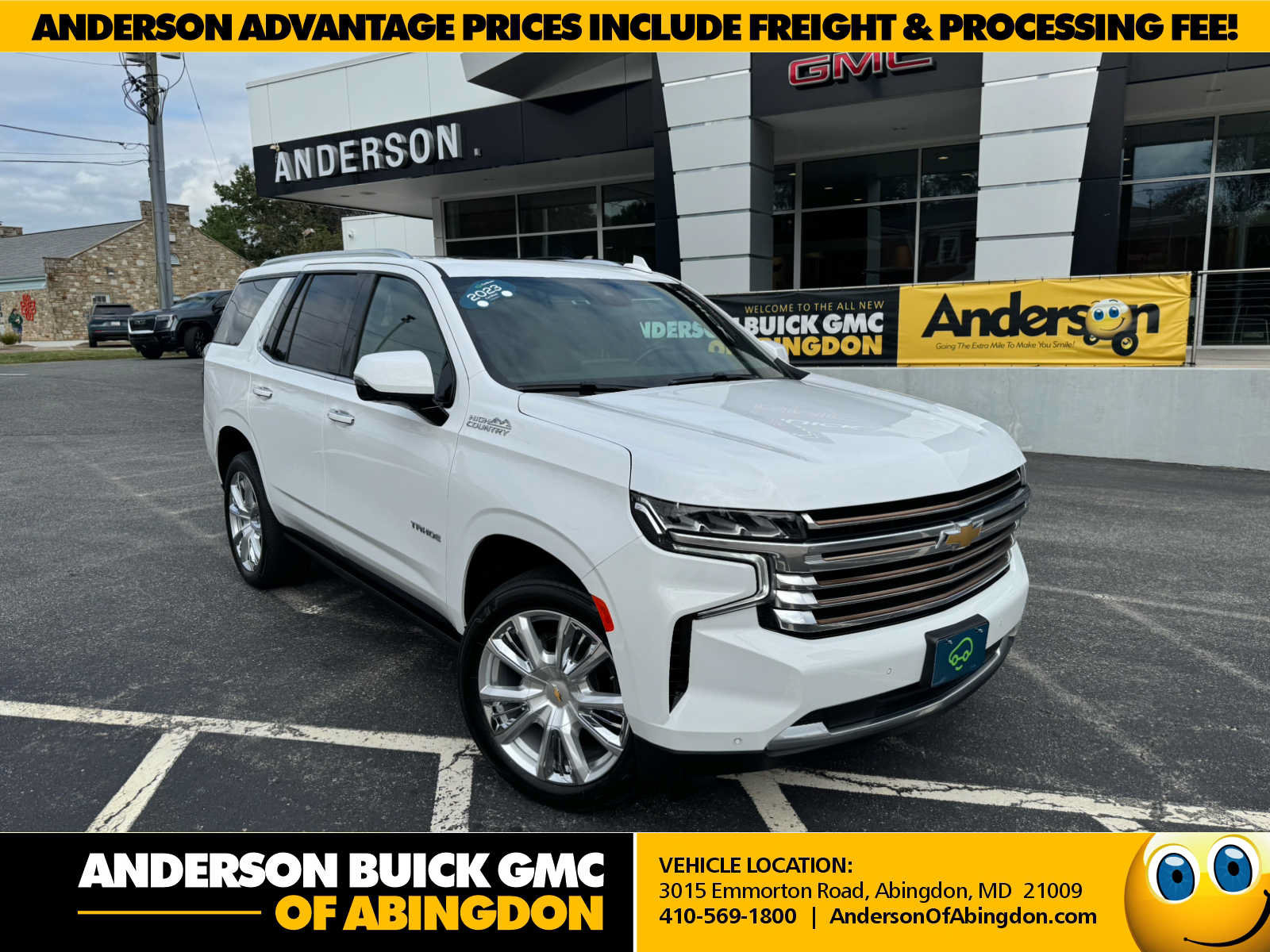 Used 2023 Chevrolet Tahoe High Country AWD/4WD image 1