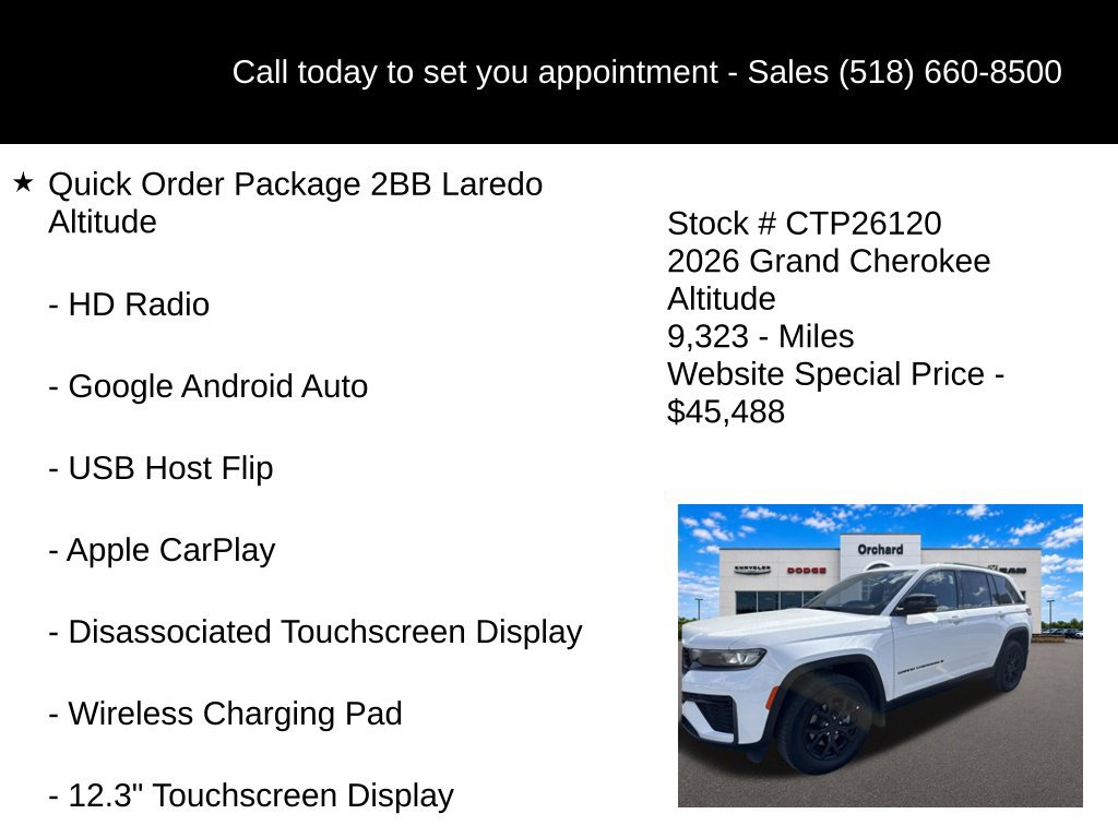 Used 2026 Jeep Grand Cherokee Altitude AWD/4WD image 20