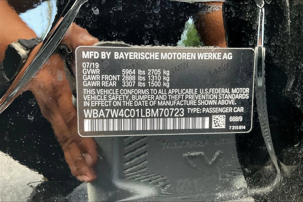 Used 2020 BMW 745e xDrive AWD/4WD image 18