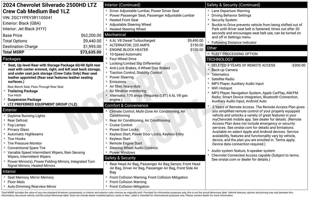 Used 2024 Chevrolet Silverado 2500 LTZ AWD/4WD image 46