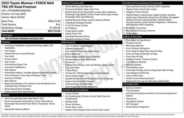 Used 2025 Toyota 4Runner TRD Off-Road Premium image 37