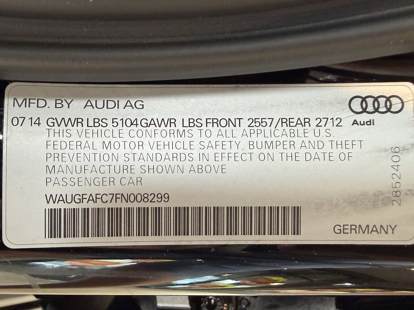 Used 2015 Audi A6 2.0T Premium Plus w/ Premium Plus Package AWD/4WD image 36