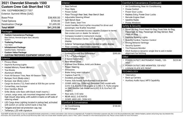 Used 2021 Chevrolet Silverado 1500 Custom RWD image 28