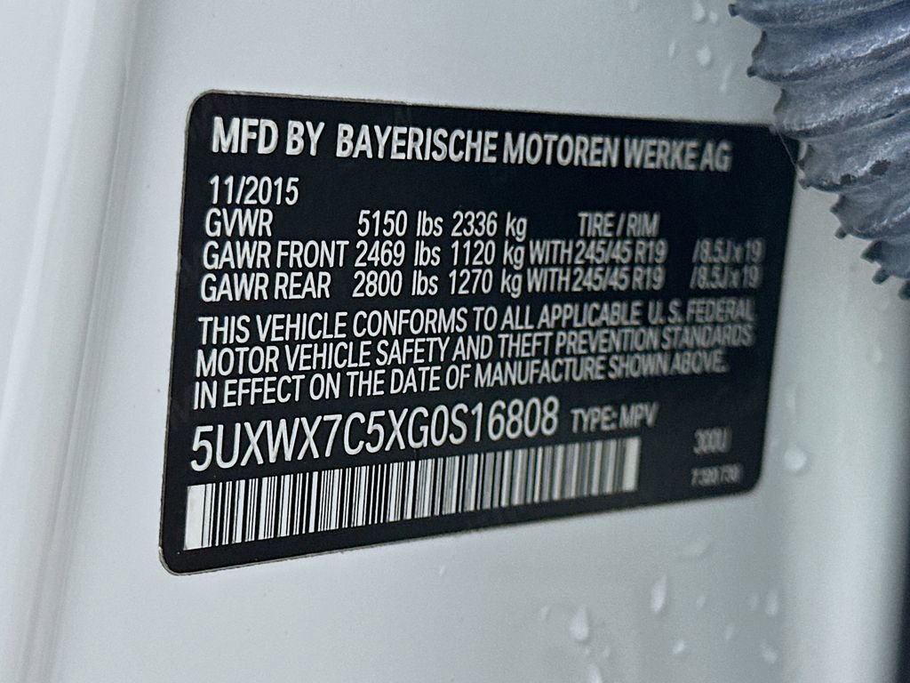 Used 2016 BMW X3 xDrive35i AWD/4WD image 33