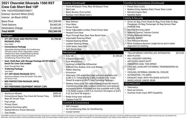 Used 2021 Chevrolet Silverado 1500 RST AWD/4WD image 6