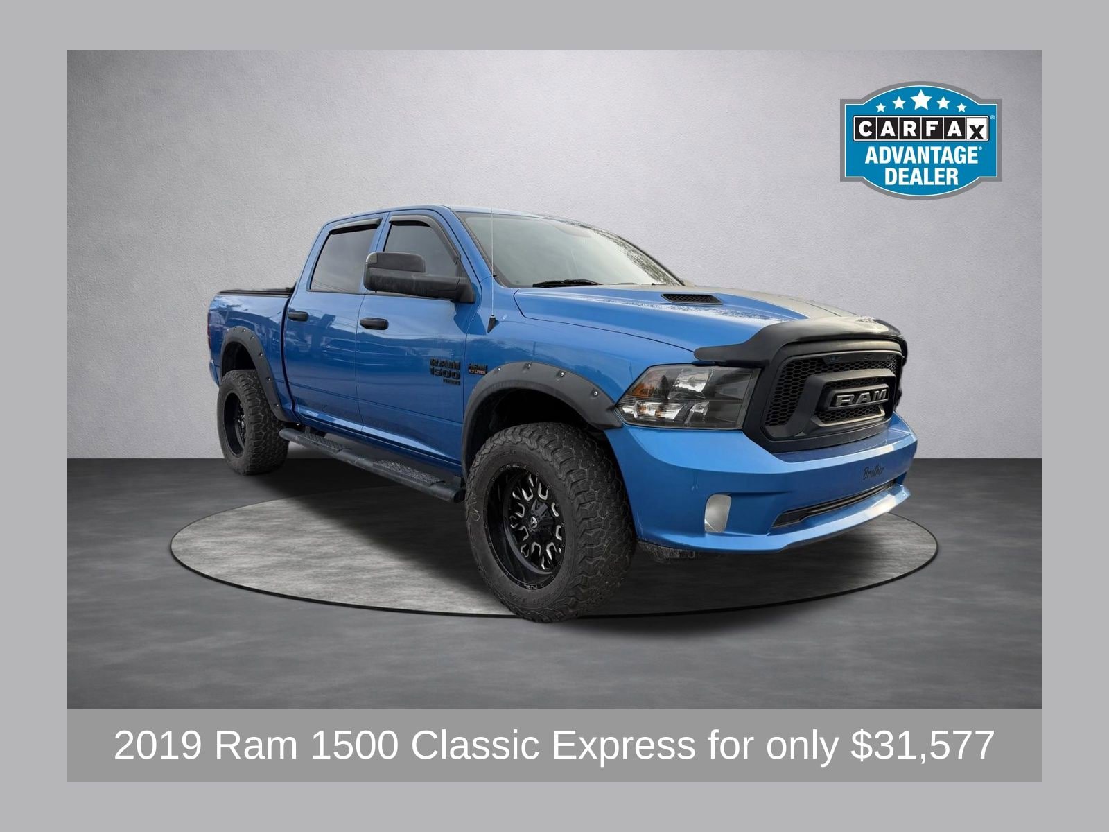 Used 2019 RAM 1500 Express w/ Hydro Blue Sport Package