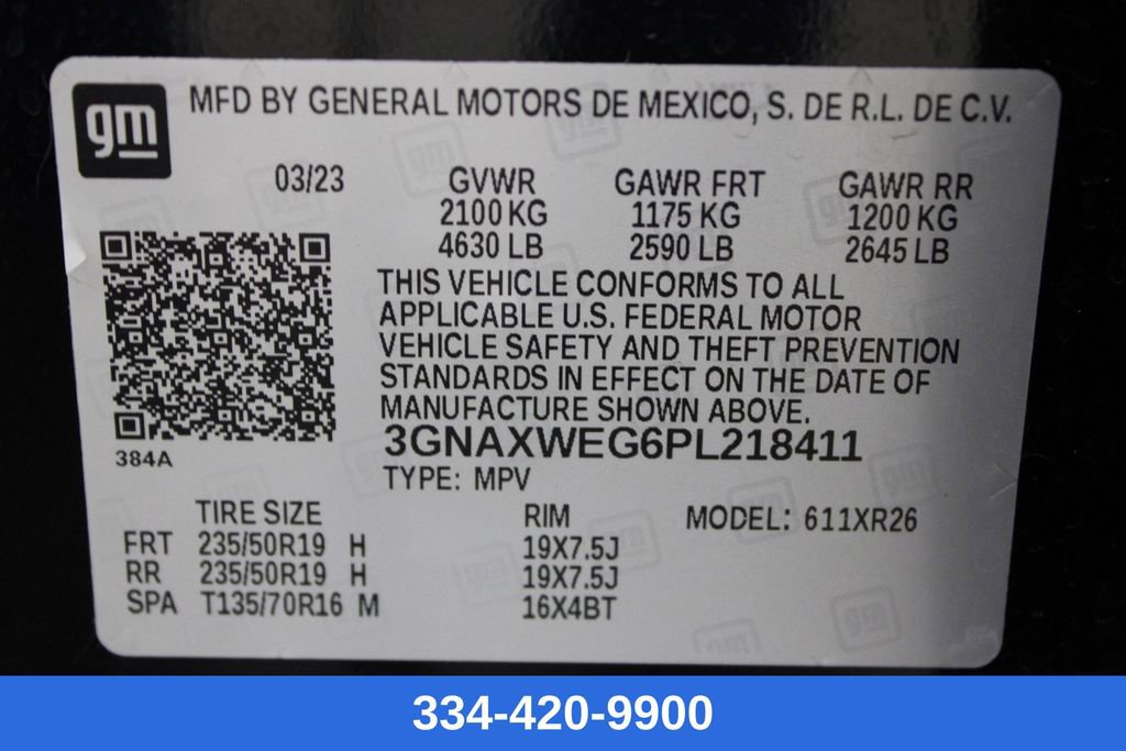 Used 2023 Chevrolet Equinox RS w/ RS Leather Package image 29