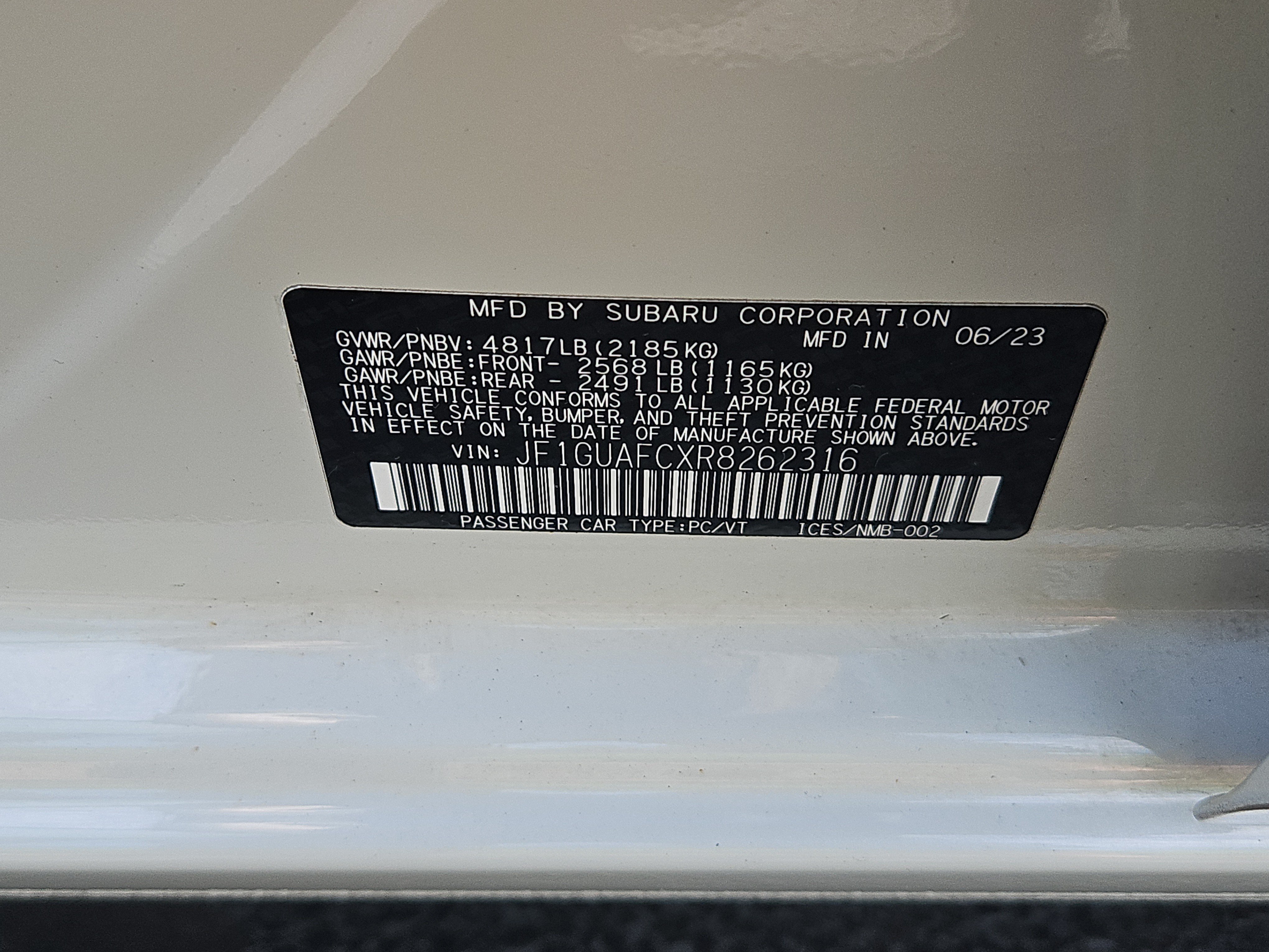 Certified 2024 Subaru Impreza 2.0i Sport AWD/4WD image 7