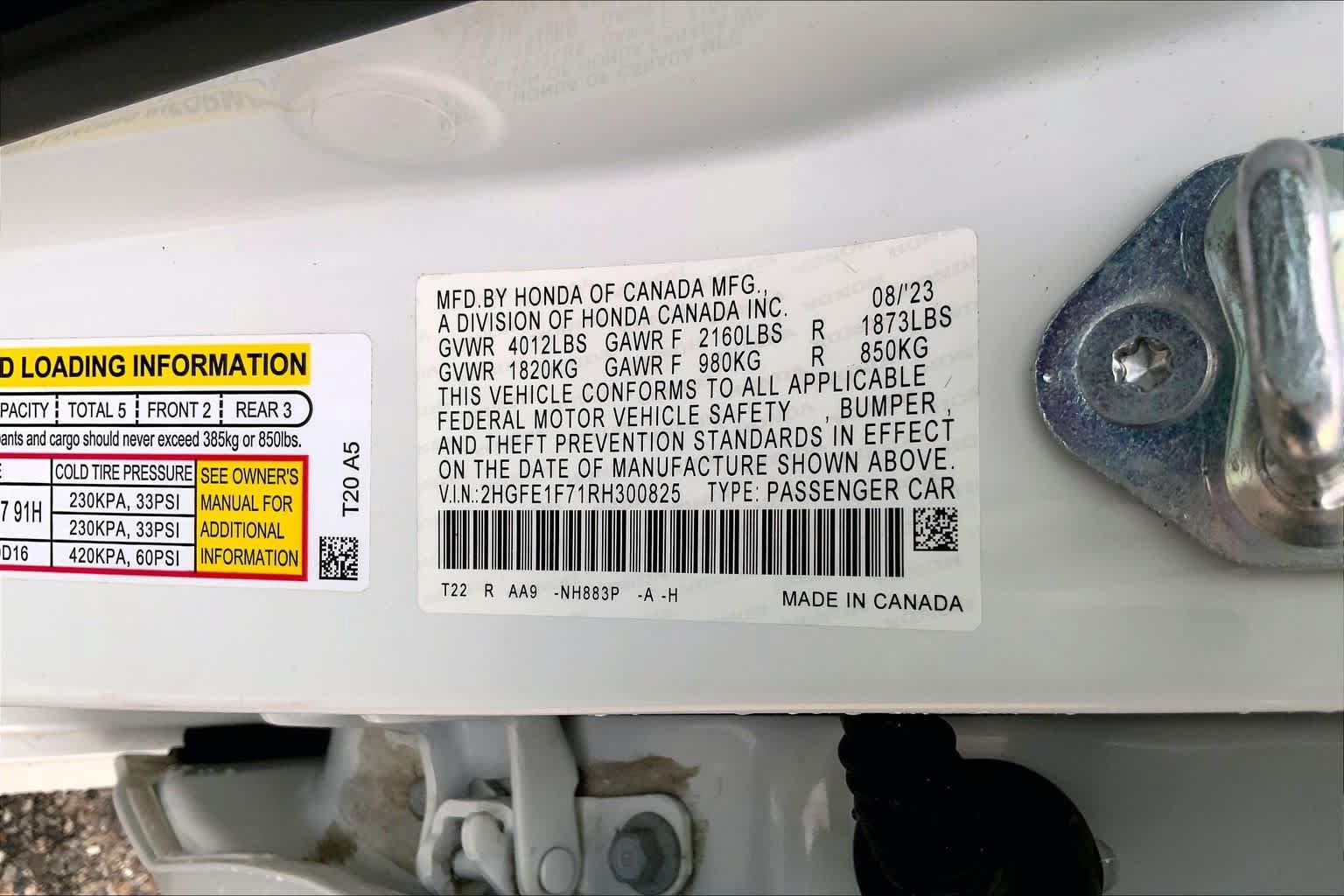 Used 2024 Honda Civic EX image 34