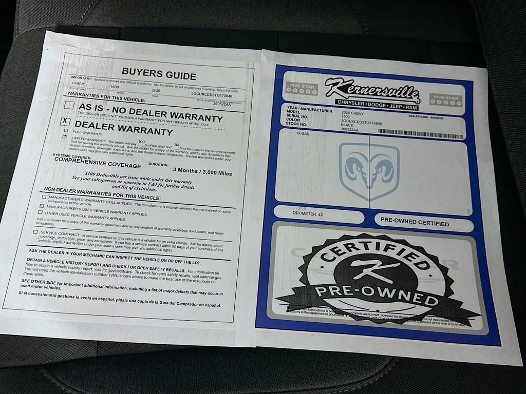 Used 2026 Chevrolet Silverado 1500 Custom Trail Boss image 37