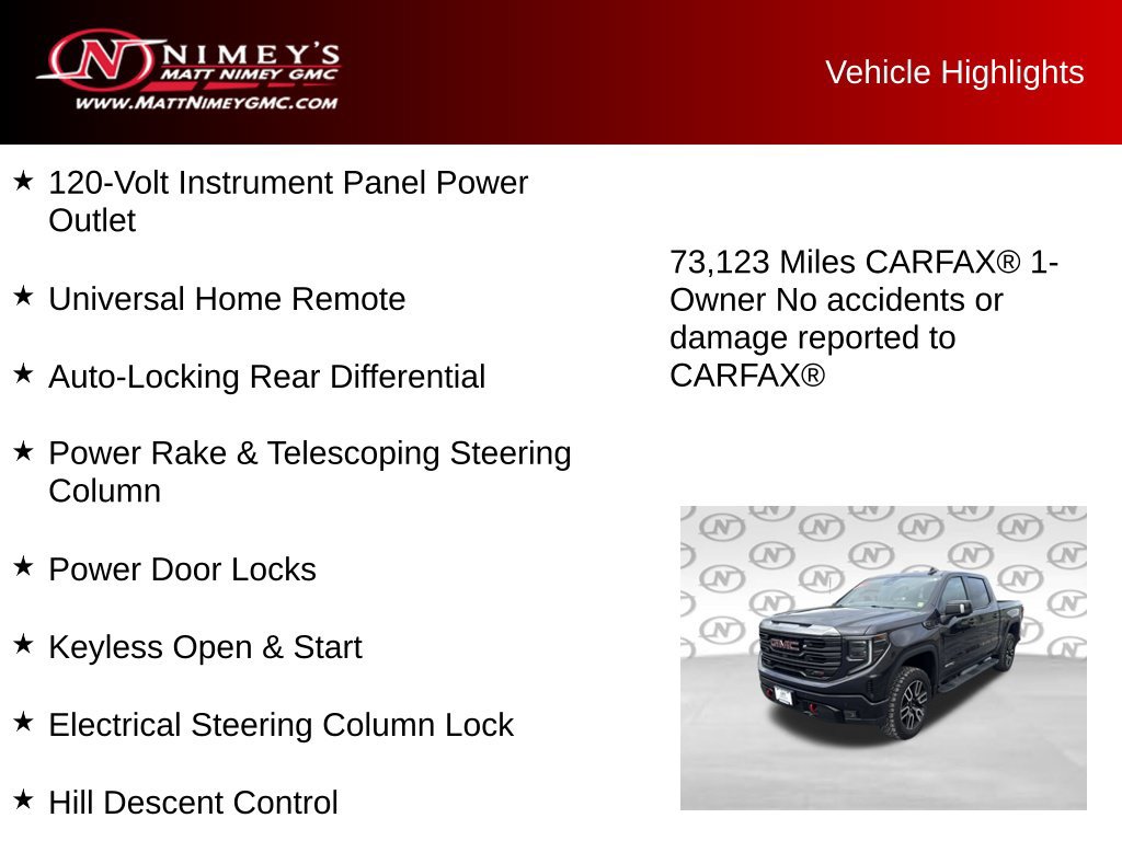 Certified 2023 GMC Sierra 1500 AT4 w/ Technology Package AWD/4WD image 16