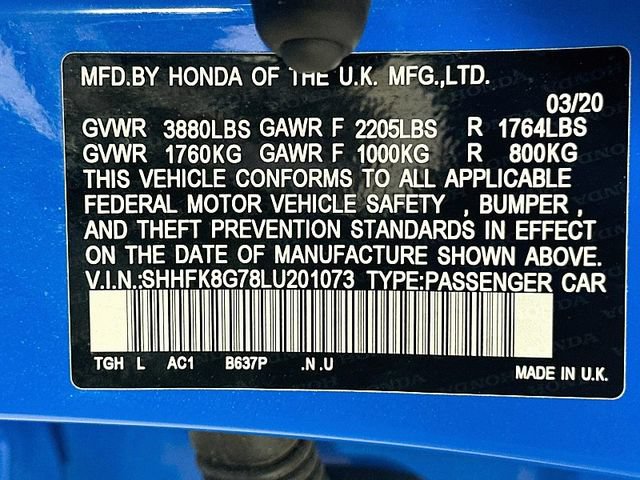 Used 2020 Honda Civic Type R image 34