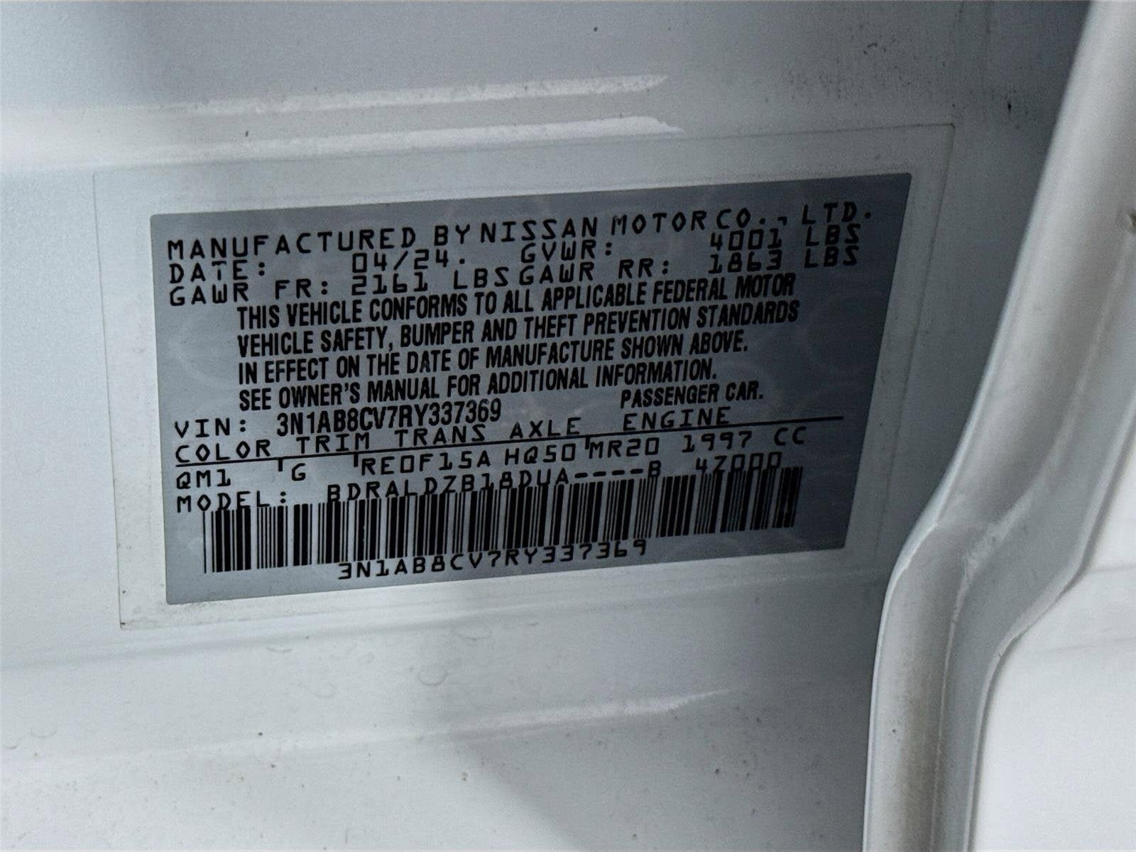 Used 2024 Nissan Sentra SV FWD image 29
