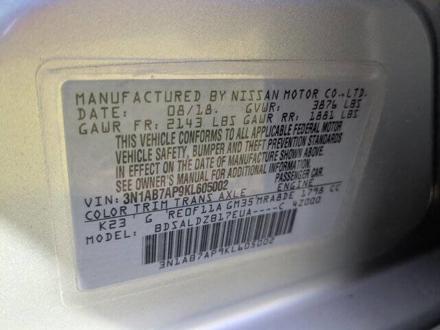 Used 2019 Nissan Sentra SV FWD image 36