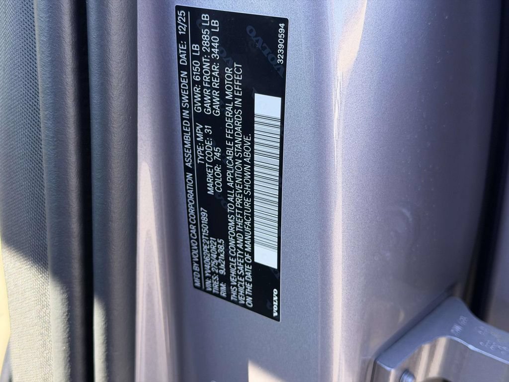 New 2026 Volvo XC90 B6 Plus w/ Protection Package Premier AWD/4WD image 25
