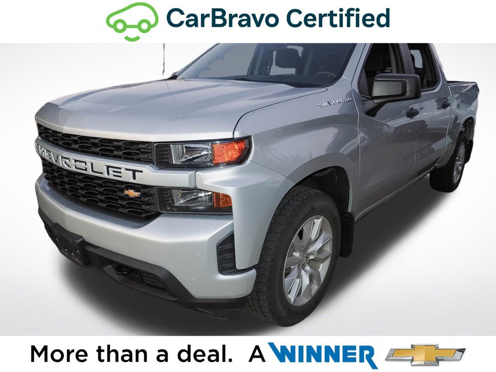 Used 2020 Chevrolet Silverado 1500 Custom w/ Custom Value Package AWD/4WD image 1
