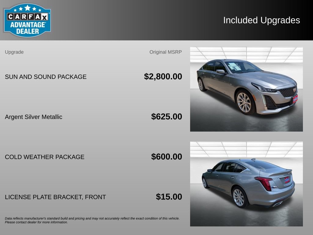 Certified 2024 Cadillac CT5 Luxury w/ Sun And Sound Package RWD image 3