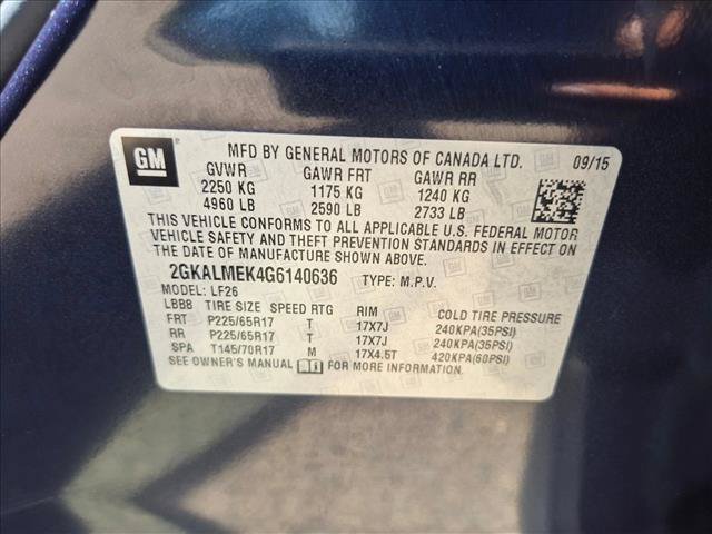 Used 2016 GMC Terrain SLE FWD image 23