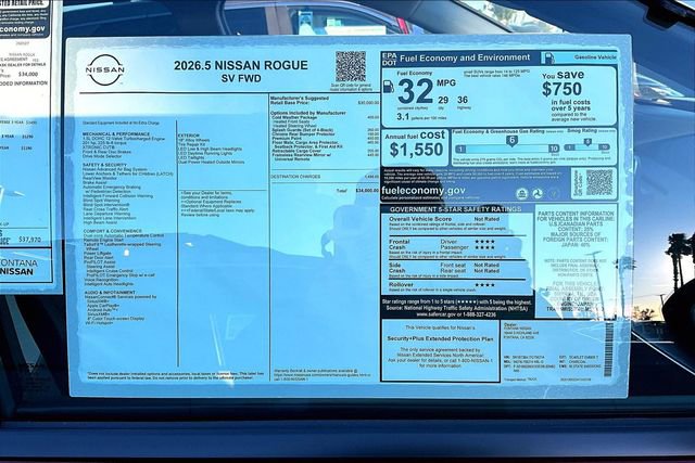 New 2026 Nissan Rogue SV w/ Cold Weather Package image 12