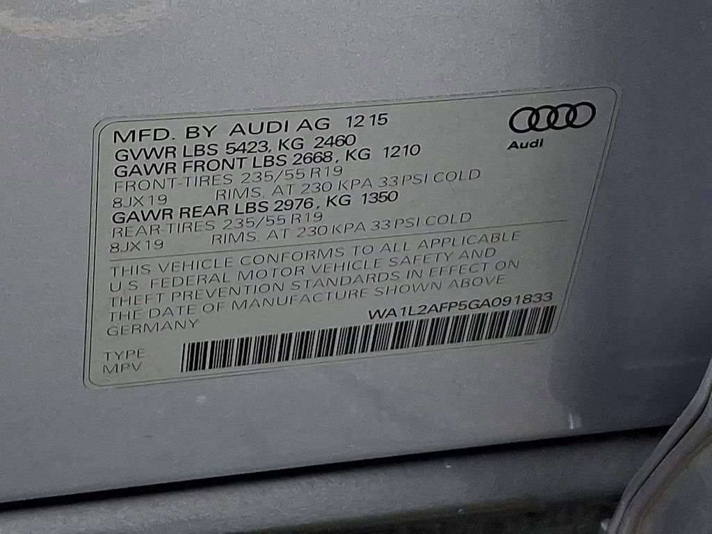 Used 2016 Audi Q5 2.0T Premium Plus w/ Technology Package image 29