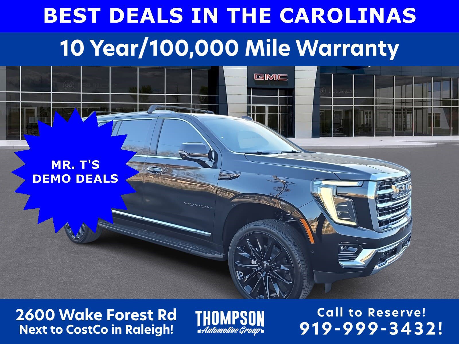 New 2026 GMC Yukon XL Elevation w/ LPO, Elevation Black Package AWD/4WD image 1