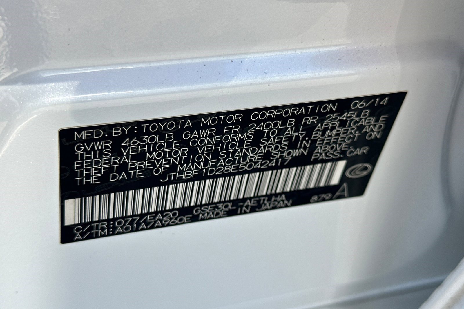 Used 2014 Lexus IS 250 w/ Navigation Package RWD image 39
