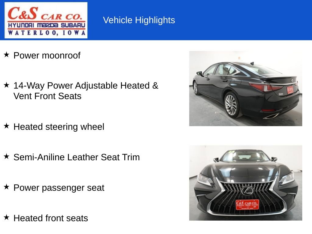 Used 2023 Lexus ES 350 Luxury w/ Accessory Package (Z2) image 7