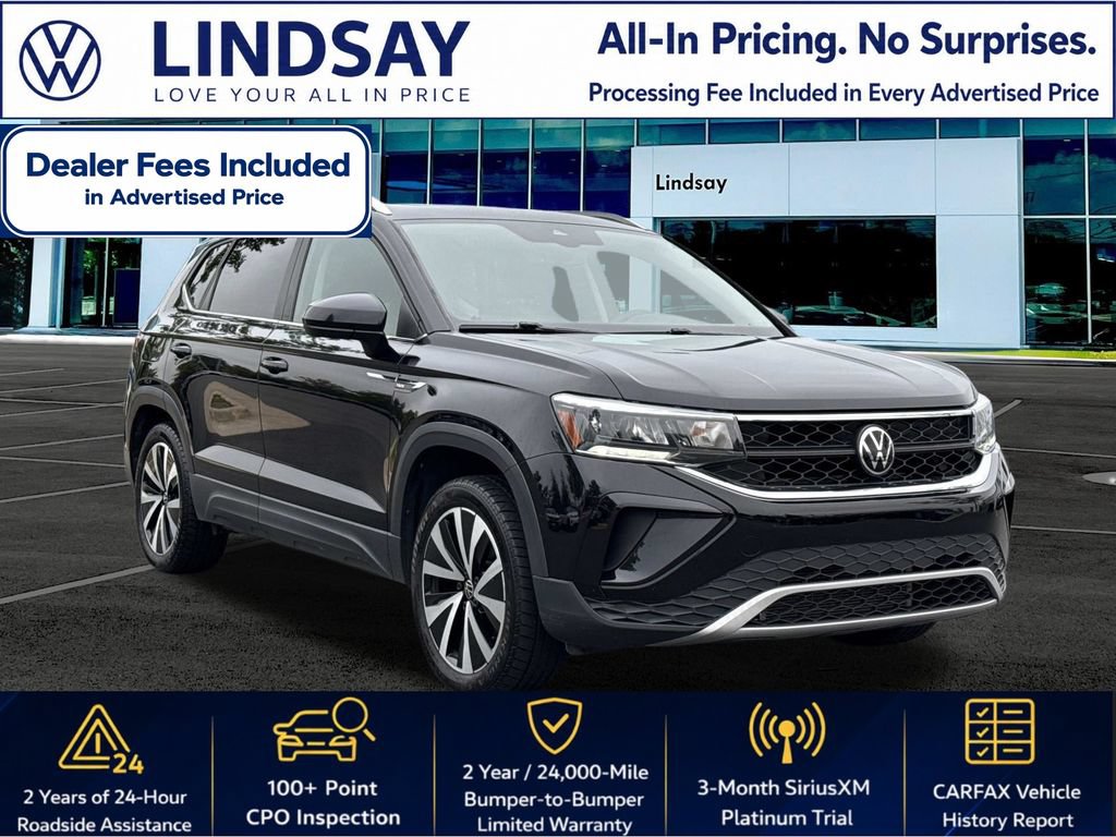 Used 2023 Volkswagen Taos SE w/ Panoramic Sunroof Package AWD/4WD image 1