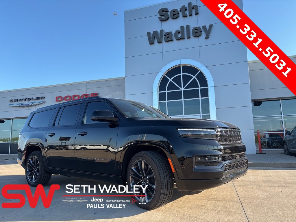 New 2025 Jeep Grand Wagoneer L Series II Obsidian w/ Quick Order Packagew 28T