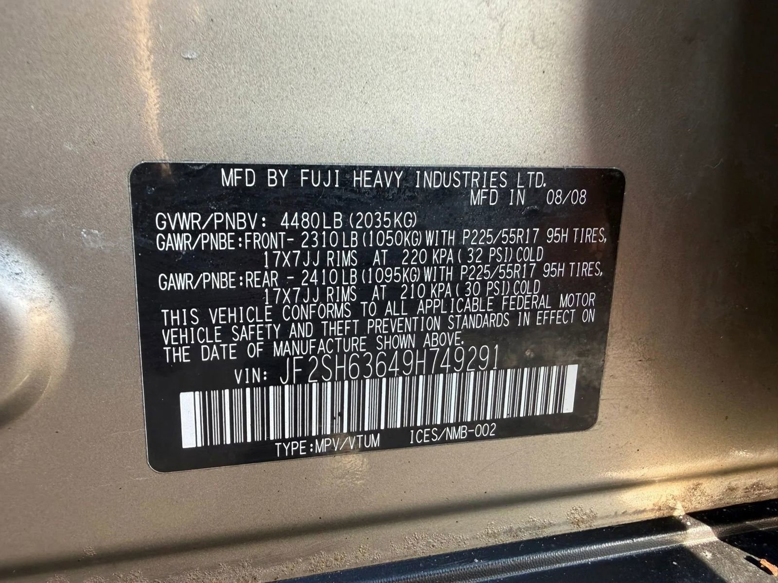 Used 2009 Subaru Forester 2.5X AWD/4WD image 25