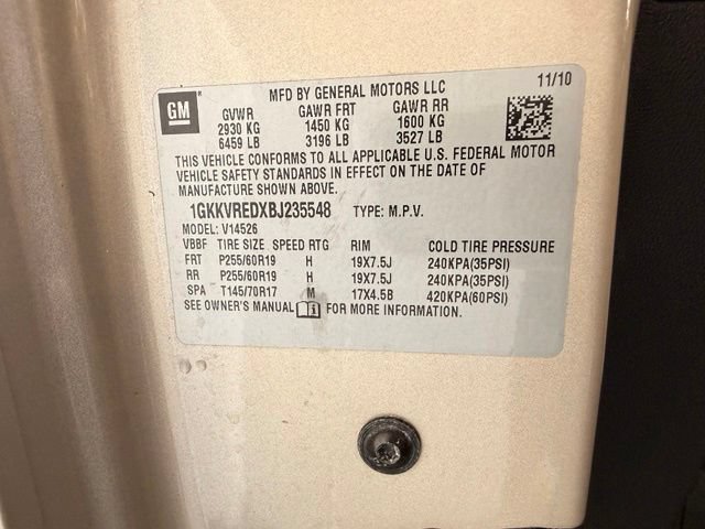Used 2011 GMC Acadia SLT AWD/4WD image 12