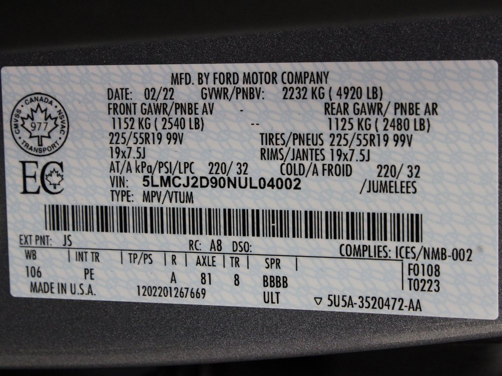 Used 2022 Lincoln Corsair Reserve w/ Elements Package image 61