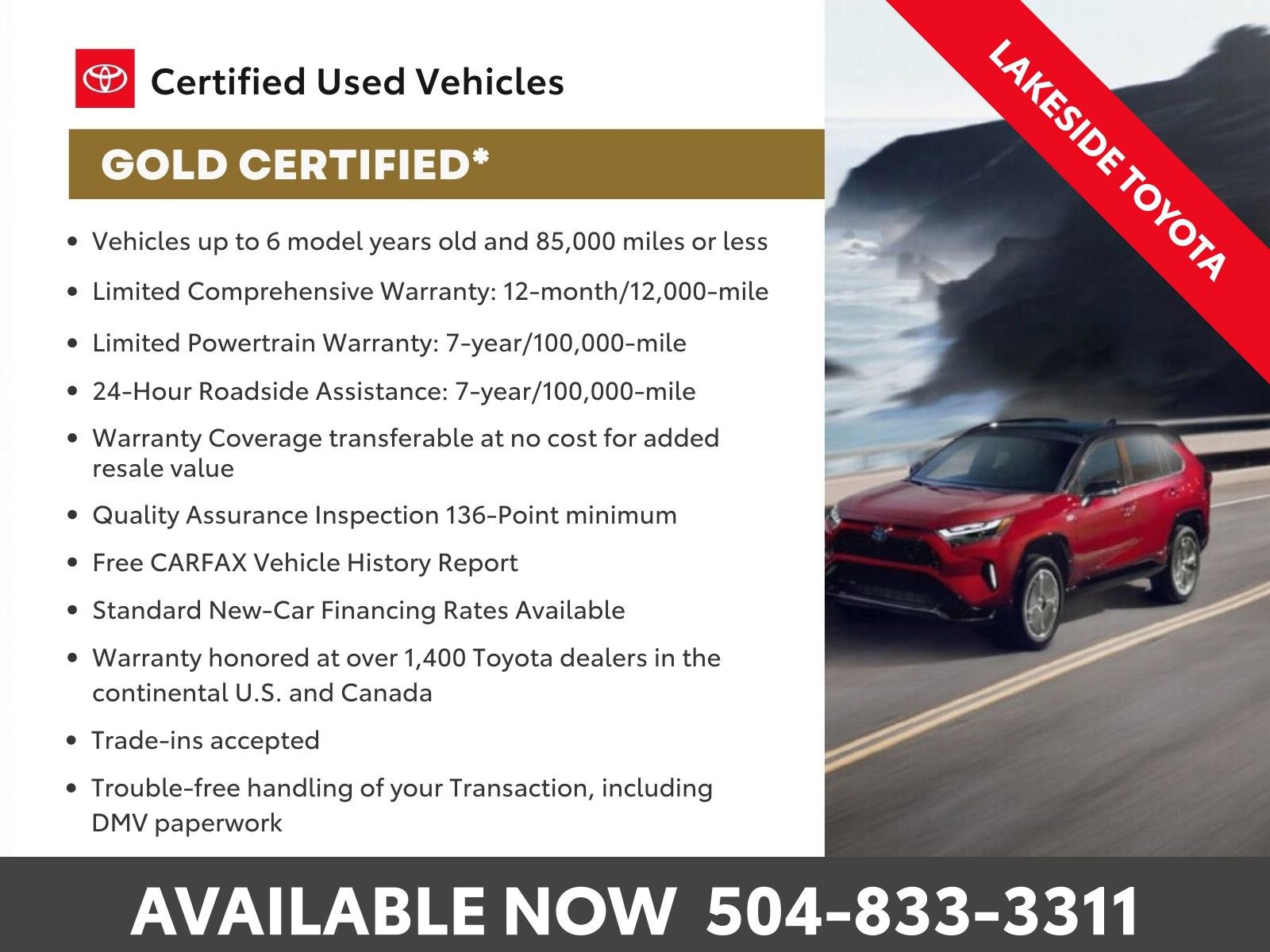Certified 2024 Toyota RAV4 XLE w/ Convenience Package image 4