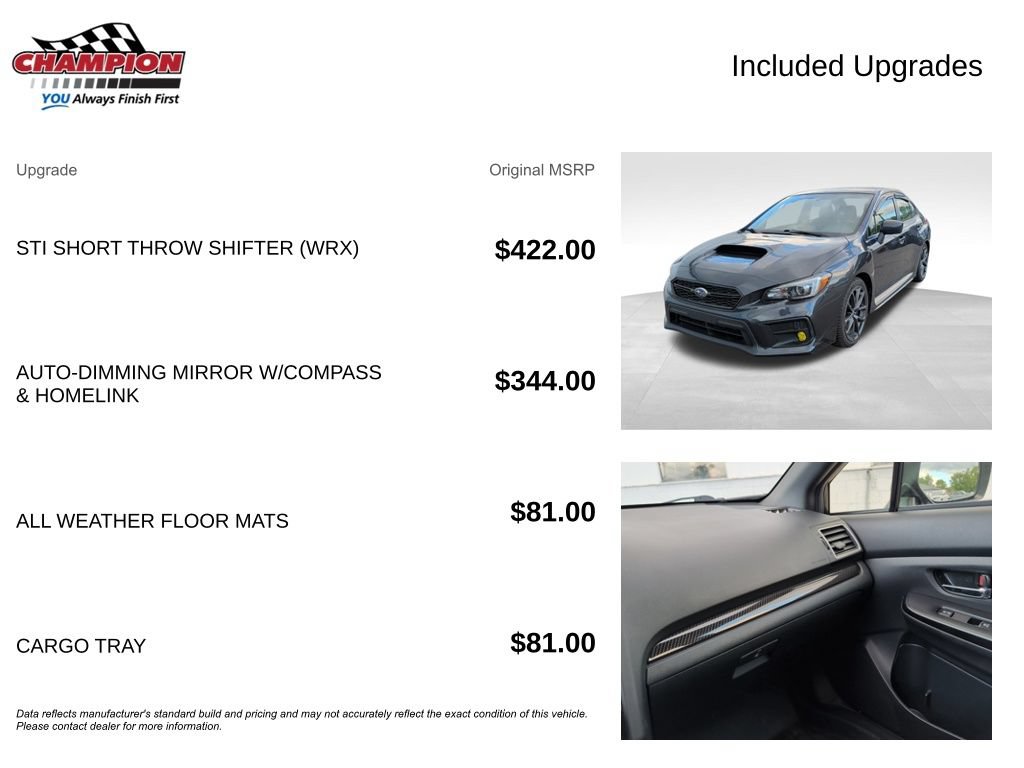Used 2018 Subaru WRX Limited AWD/4WD image 7