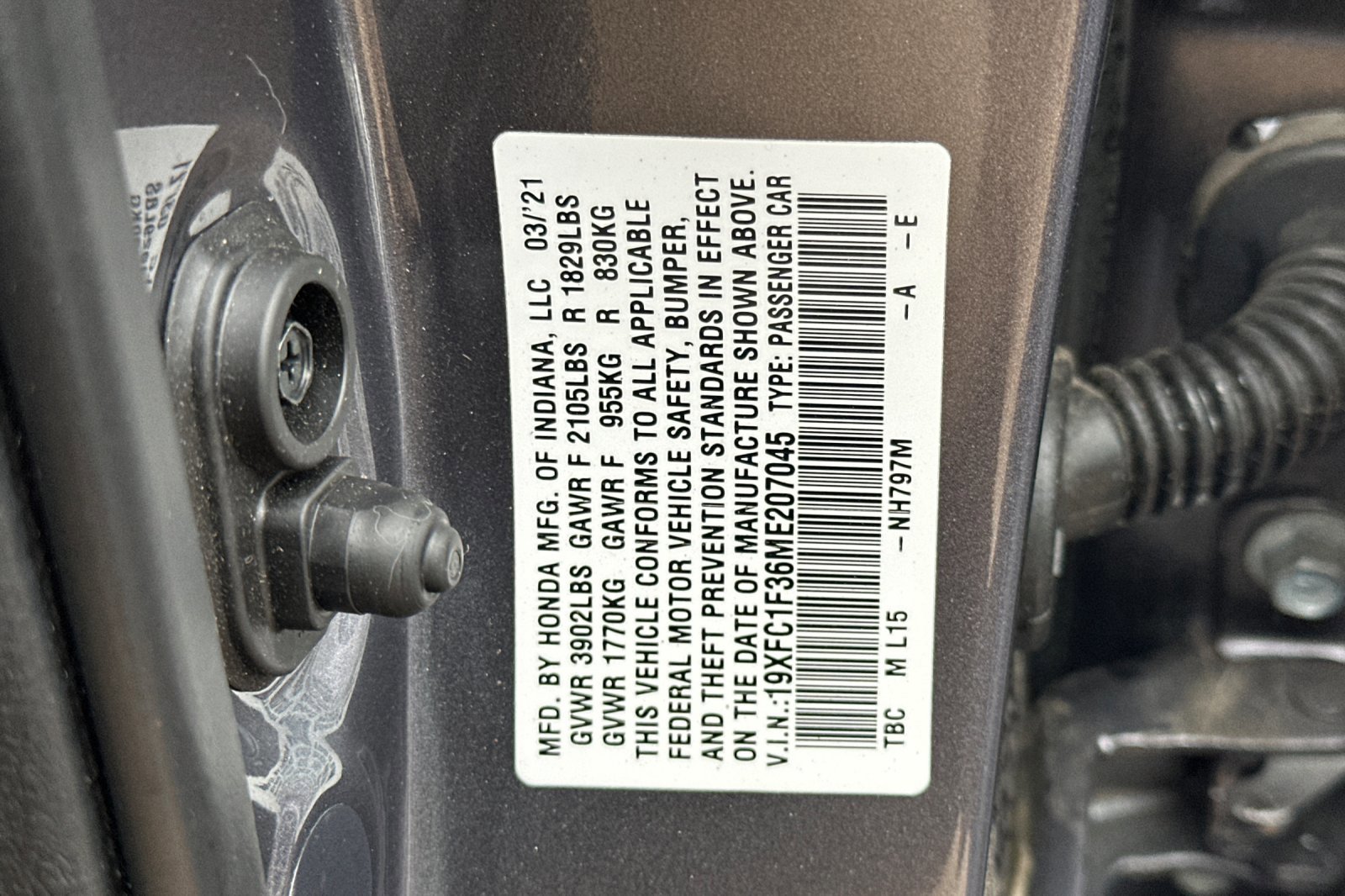 Used 2021 Honda Civic EX image 29