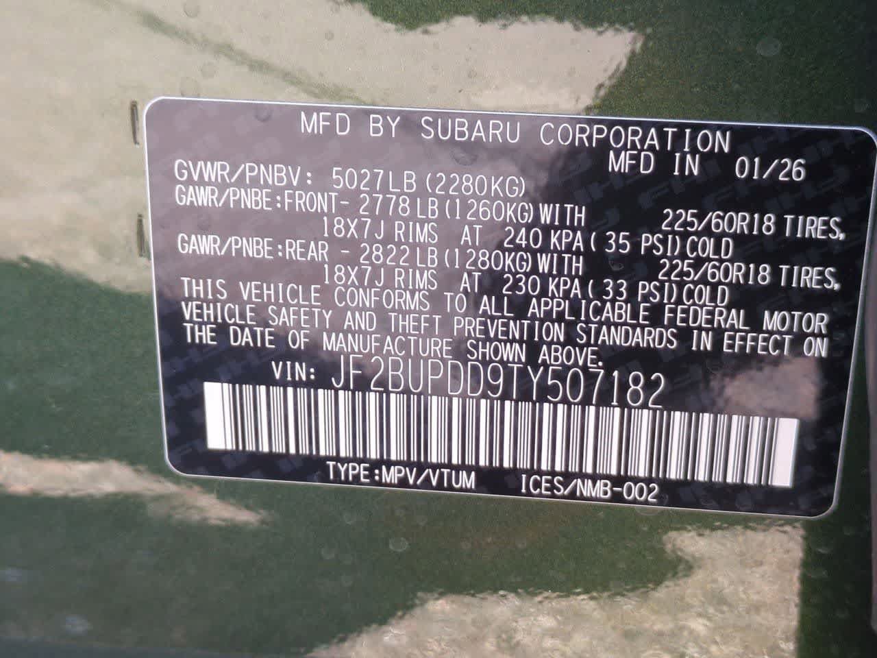 New 2026 Subaru Outback Limited AWD/4WD image 36