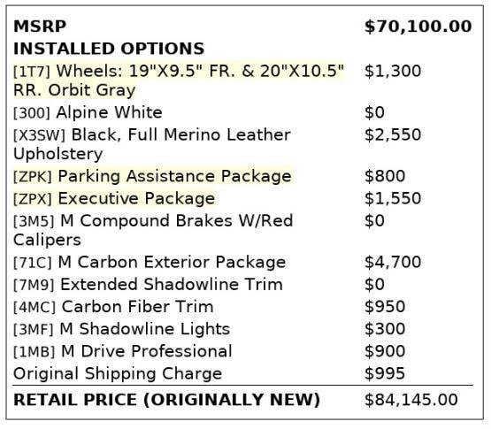 Used 2022 BMW M3 w/ M Carbon Exterior Package RWD image 4
