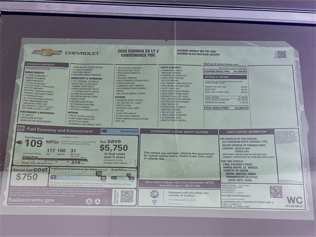 New 2025 Chevrolet Equinox EV LT image 20