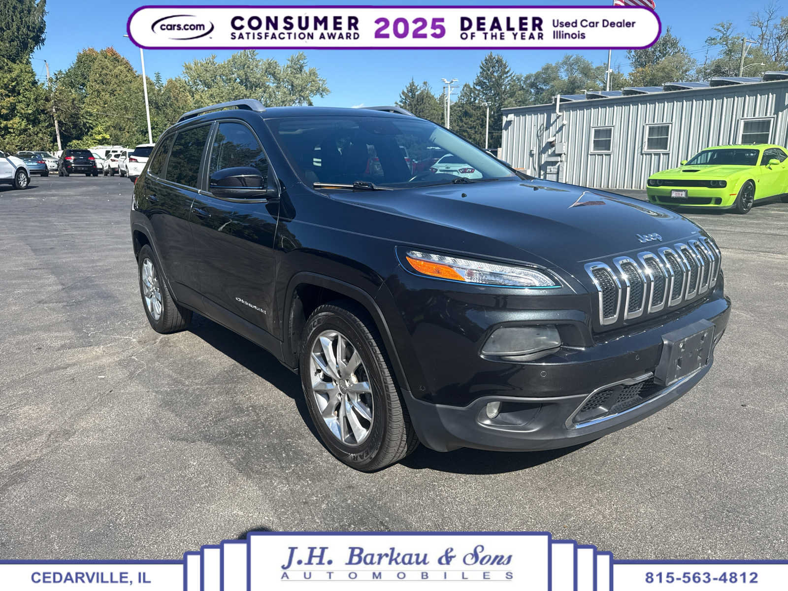 Used 2014 Jeep Cherokee Limited w/ Technology Group AWD/4WD image 1