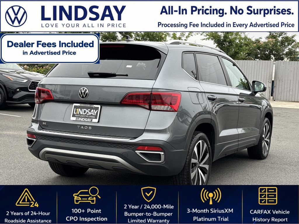 Certified 2023 Volkswagen Taos SE w/ Panoramic Sunroof Package FWD image 3
