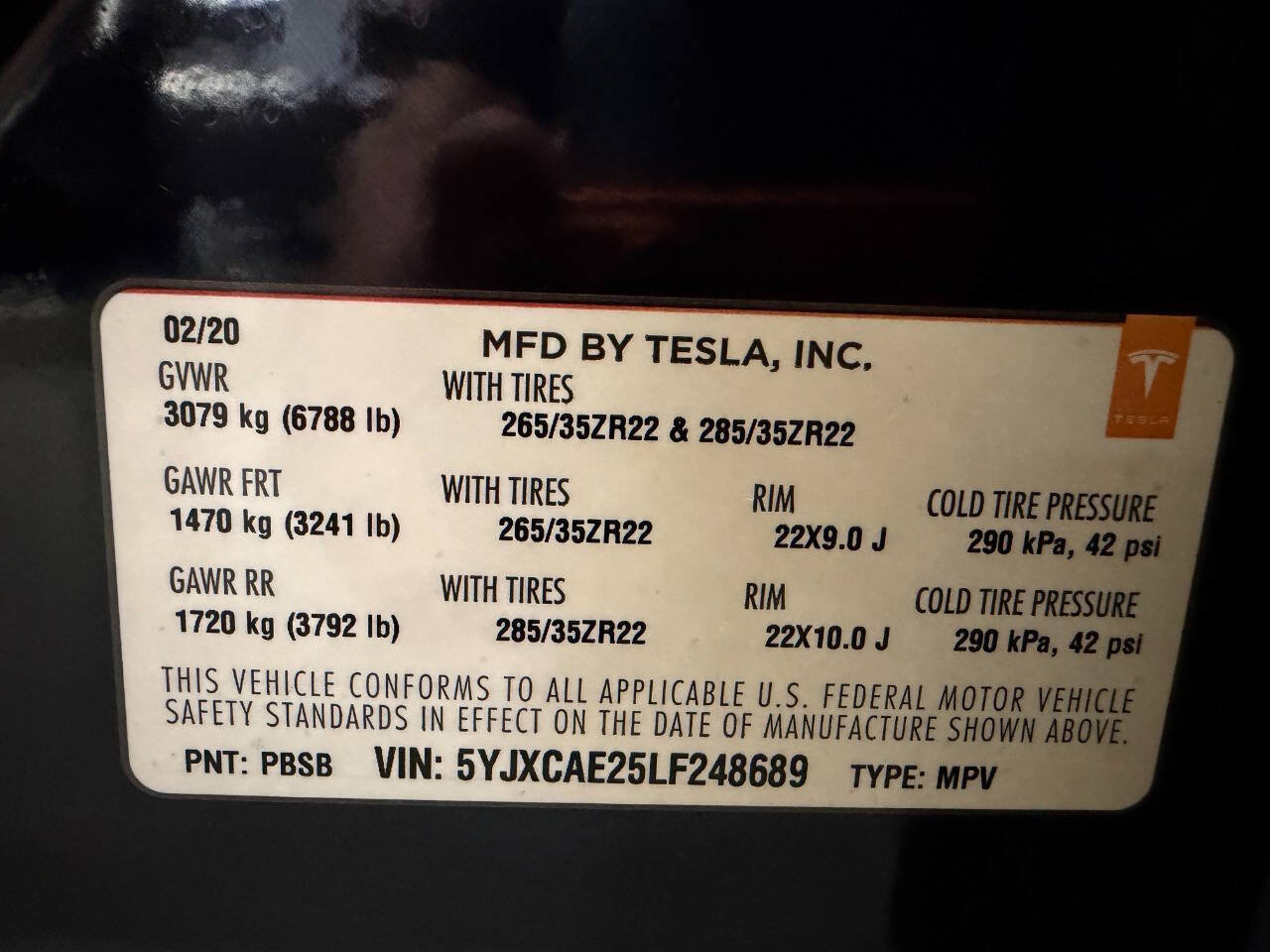 Used 2020 Tesla Model X AWD/4WD image 28