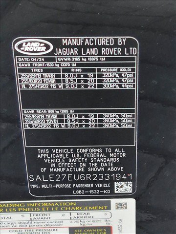 Certified 2024 Land Rover Defender 110 X-Dynamic SE AWD/4WD image 26