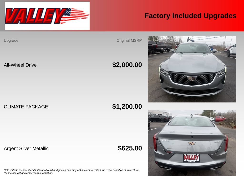 Used 2023 Cadillac CT4 Premium Luxury w/ Climate Package AWD/4WD image 6