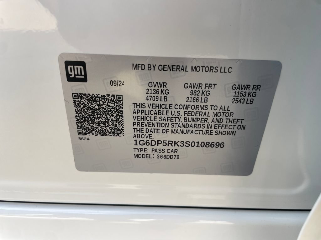 Used 2025 Cadillac CT5 Sport w/ LPO, Red Accent Package RWD image 30
