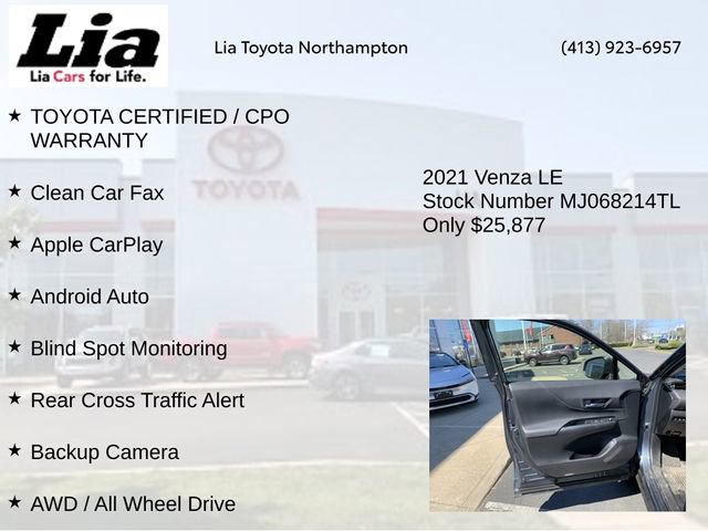 Used 2021 Toyota Venza LE image 7