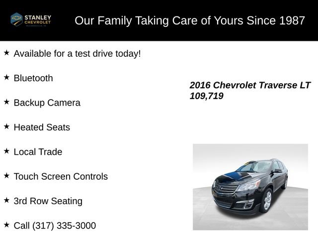 Used 2016 Chevrolet Traverse LT w/ Style and Technology Package FWD image 9