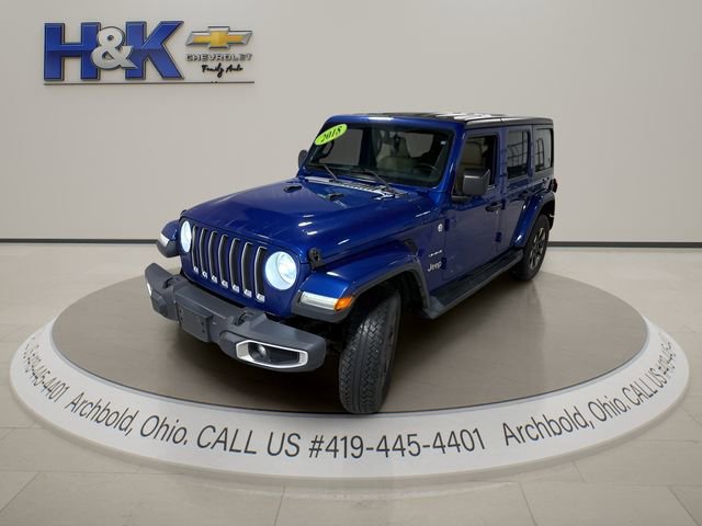 Used 2018 Jeep Wrangler Unlimited Sahara w/ Uconnect 4C Nav & Sound Group image 35