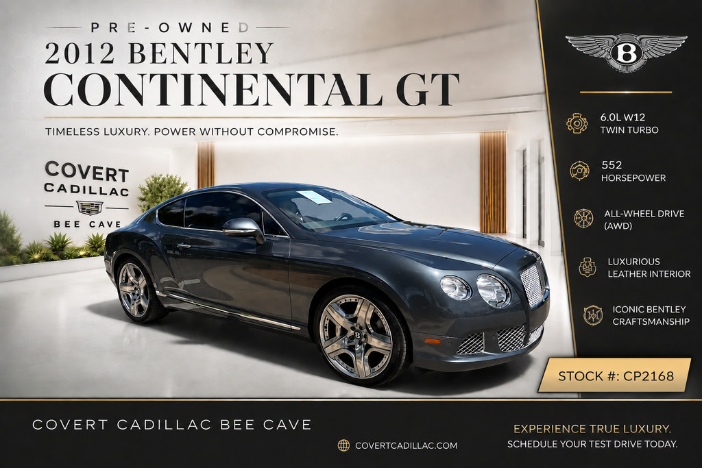 Used 2012 Bentley Continental GT
