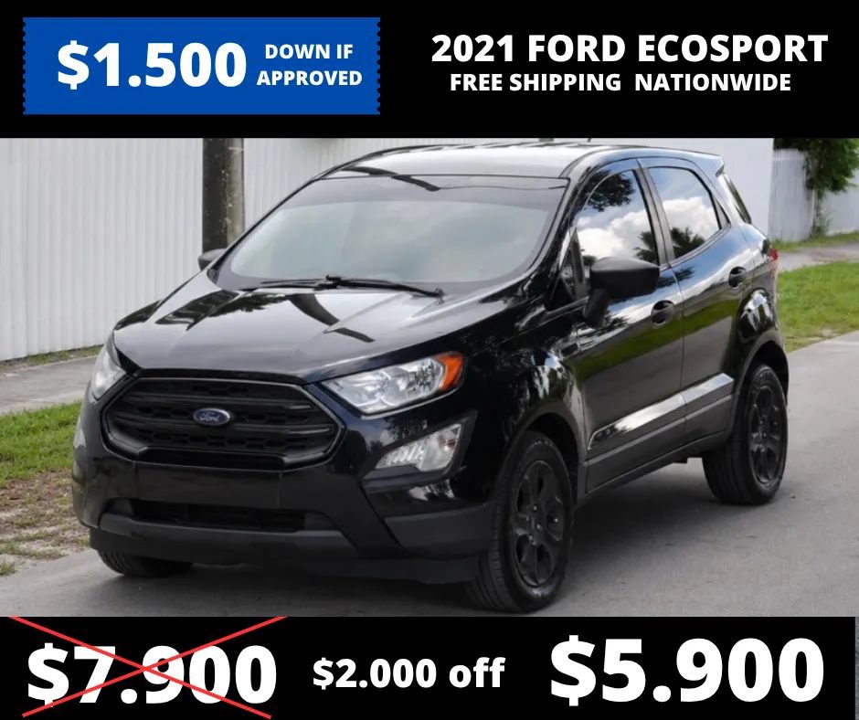 Used 2021 Ford EcoSport S FWD image 1