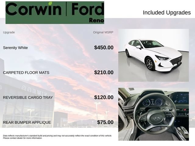 Used 2023 Hyundai Sonata Blue FWD image 3